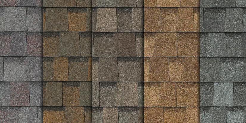 Architectural roof shingle colors and styles